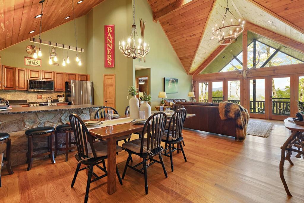 Lucky Bear Cabin Банър Елк Екстериор снимка